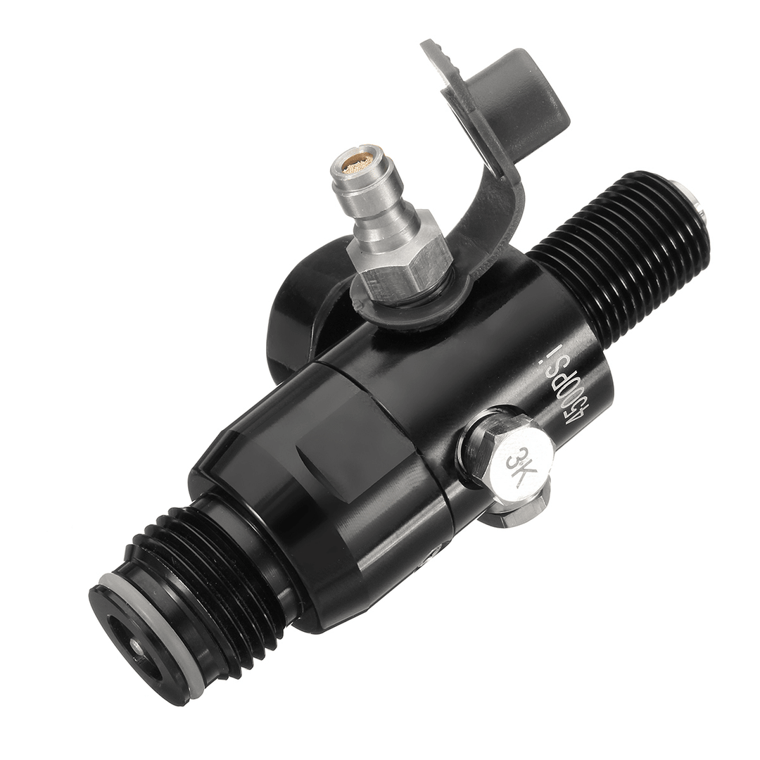 5/8"-18UNF Thread Paint Valve Ball Regulator Input 4500Psi HPA Air Tank Output 1800Psi Ball Valve - MRSLM