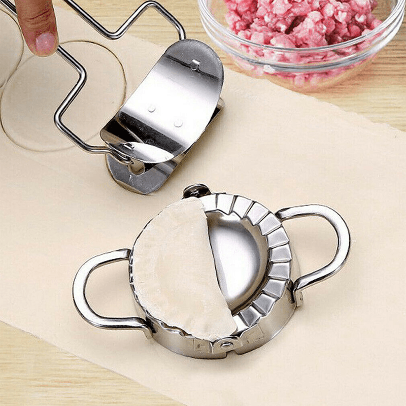 8Pcs Stainless Steel Dumpling Maker Dough Cutter Pie Ravioli Dumpling Mold for Kitchen Jiaozi Mold Tools - MRSLM