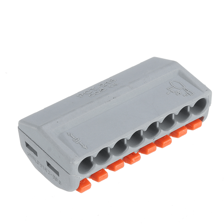 PCT-218 8Pin Universal Connectors Terminals Electric Cable Wire Connector Terminal Block Cable Terminals - MRSLM