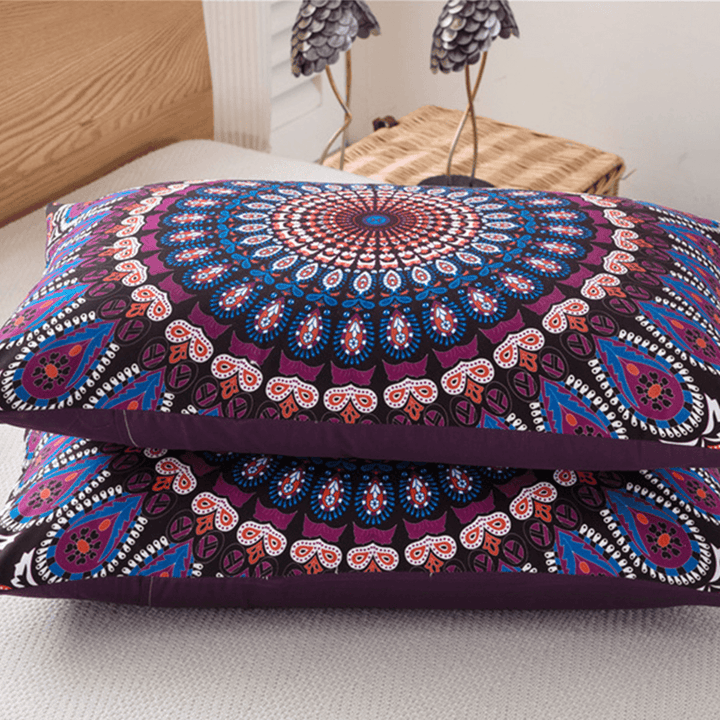 2Pcs/3Pcs 3D Bohemian Style Bedding Sets Comfort Breathable Bedclothes Duvet Cover Pillow Case Size Twin Queen King - MRSLM