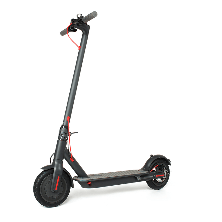 QJ-12 250W 36V 4.4Ah Folding Electric Scooter for Adults 8.5Inch Tire 25Km/H Max Speed Ultralight Scooter US Plug - MRSLM