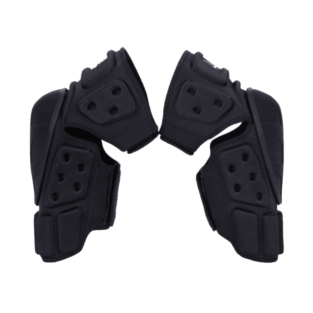 1 Pair Outdoor Moto Knee Pad Motorcycle Bicycle Black Protector Pads Knee Protective Guards - MRSLM