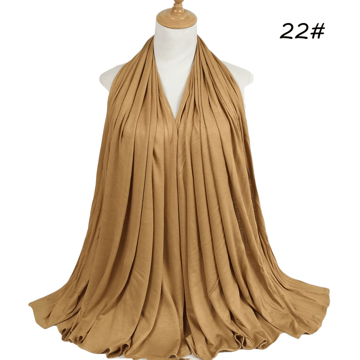 Large Size Mercerized Cotton Modal Long Scarf180X85Cm - MRSLM