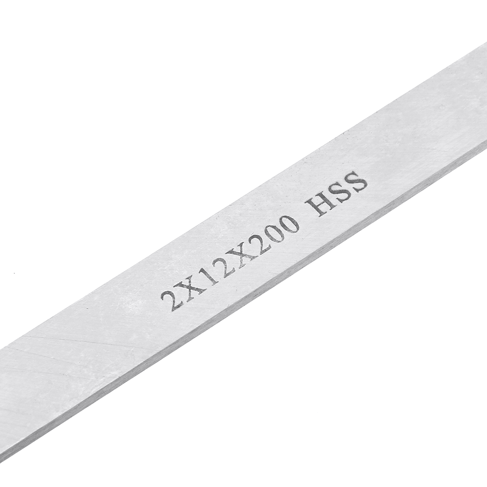 Machifit 200X12X2Mm HSS Square Engraving Bit Milling Lathe Tools Turning Tool - MRSLM