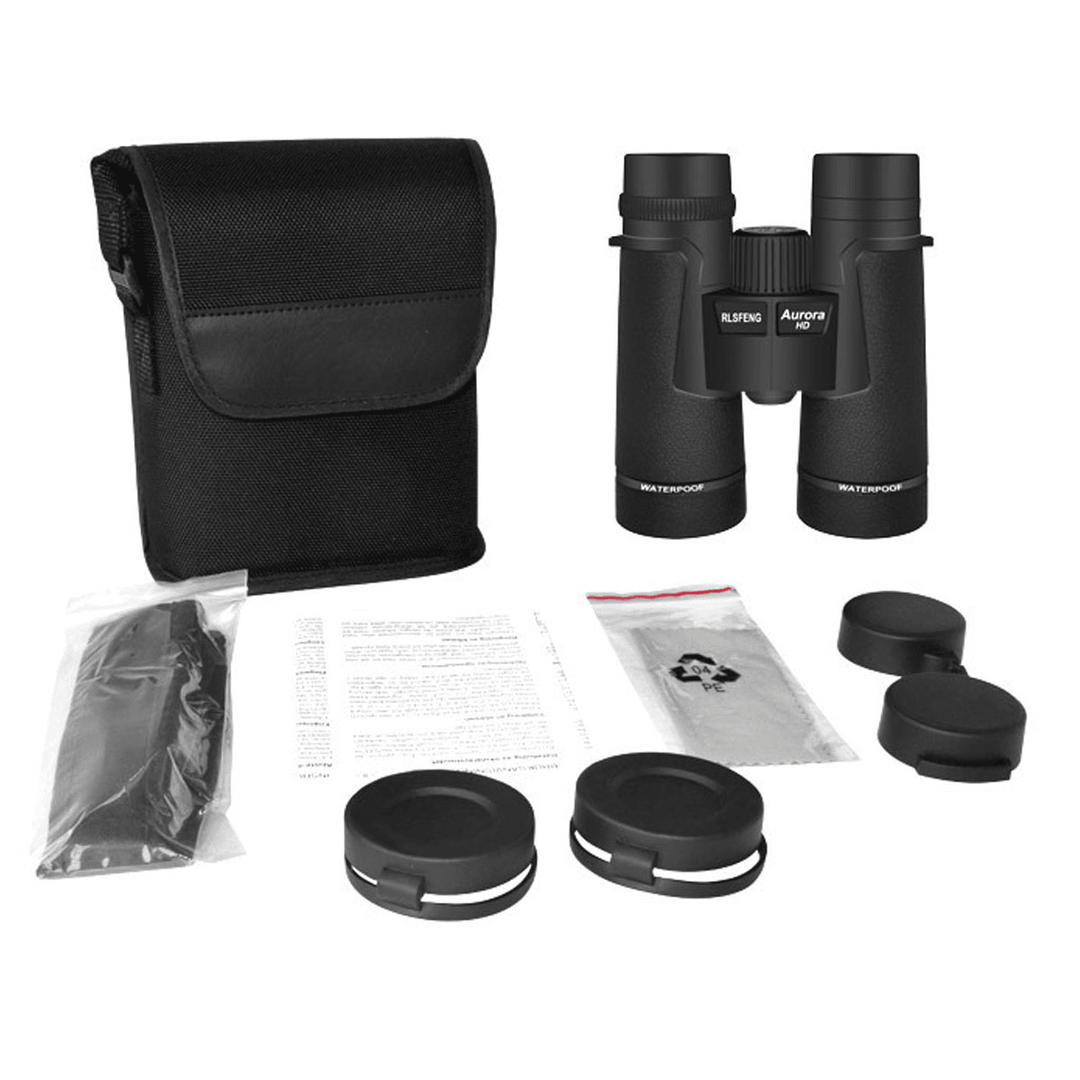 8X42 Binoculars BAK4 Waterproof Roof Prism Professional Hunting Optical Camping Tourism Travel Outdoor Telescope - MRSLM