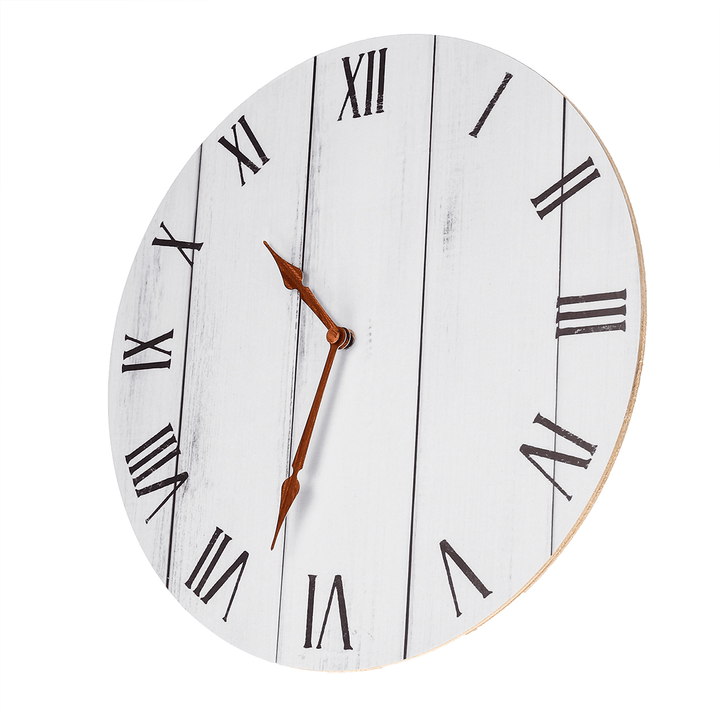 11 Inch DIY Wooden Wall Clock Diameter 28CM round Room Home Bar Office Decor - MRSLM