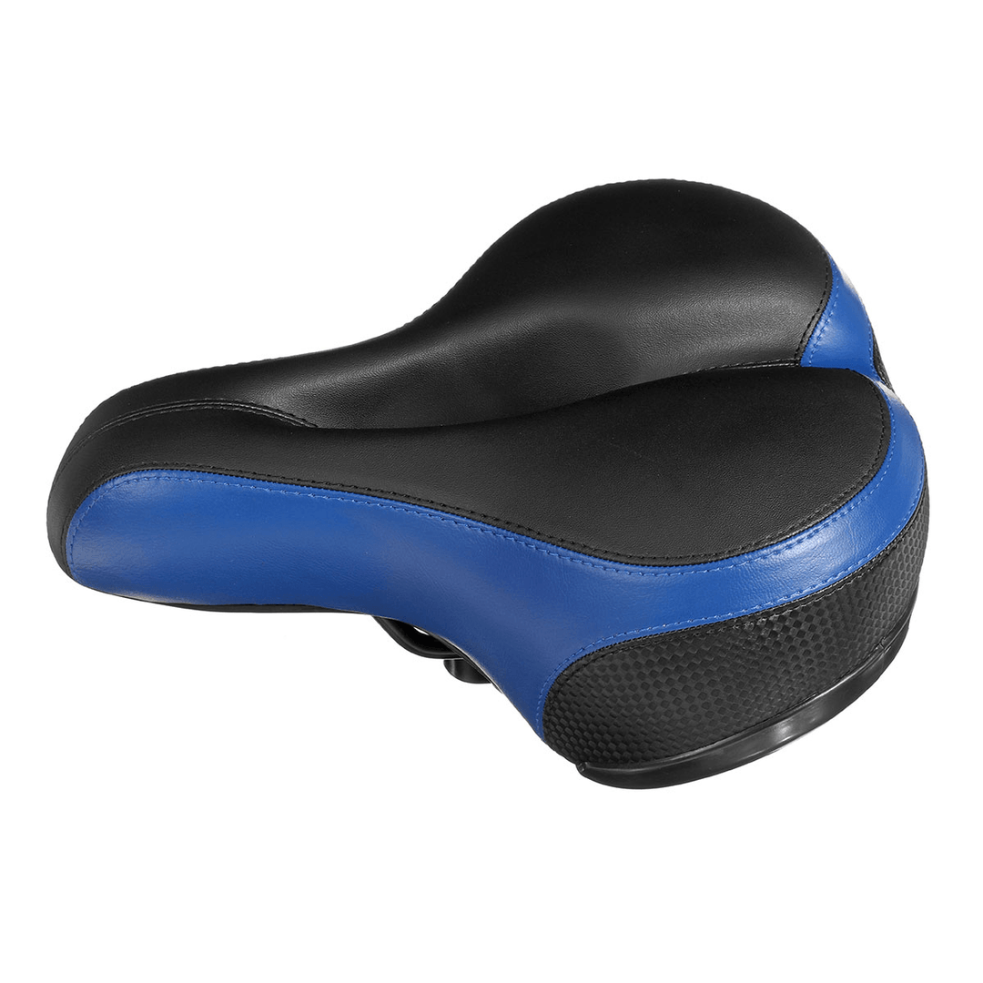 BIKIGHT PU Wide Bike Seat Cushion Soft Bike Saddle Mountain Road Bicycle Padded Outdoor Cycling Bike Saddles - MRSLM