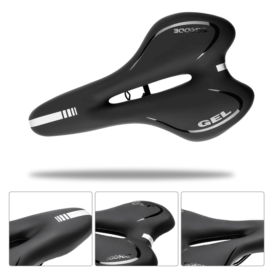 28X16X8Cm Bike Saddle Comfortable Gel Pad Bicycle Cushion MTB Mountain Equipment - MRSLM