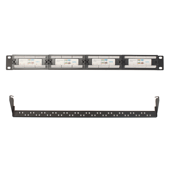 CAT 6 24 Port Ethernet Network LAN Adapter Connector Cable Mount Bracket - MRSLM