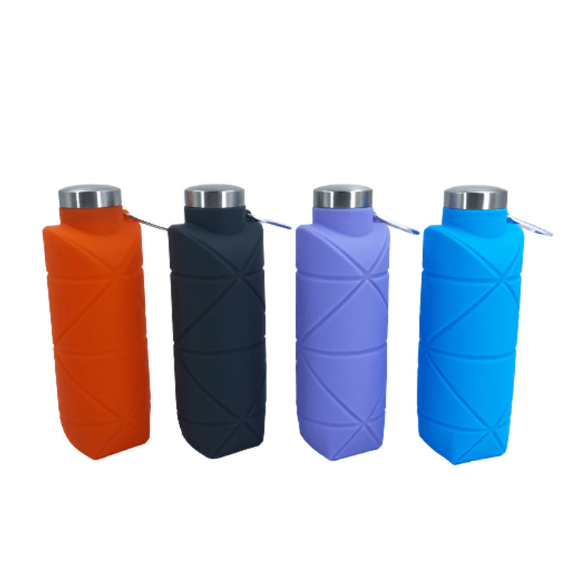 Ipree® 700Ml Folding Bottle Sports Portable Kettle Silicone Drinkware Cold Water Cup Outdoor Camping Climbing - MRSLM