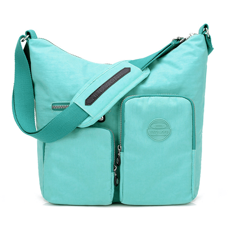 Women Nylon Leisure Waterproof Shoulder Bag Crossbody Bag - MRSLM