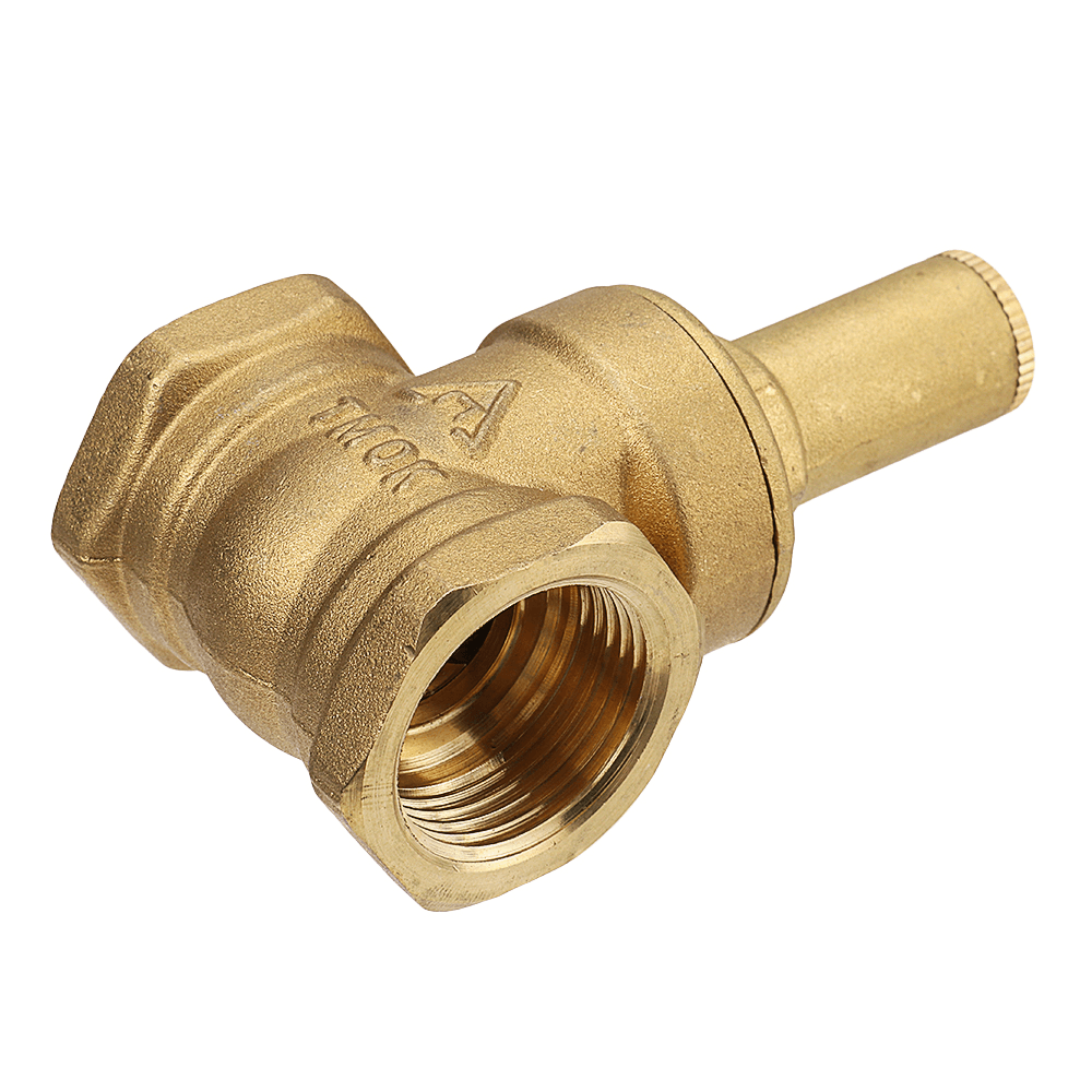 TMOK 1/2" 3/4" 1" Brass Gate Valve Female Anti-Theft Key Lock Water Oil Gas Security Gate Valve - MRSLM