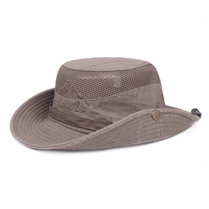 Spring and Summer Outdoor Sunshade Cotton Mesh Ladies Mountaineering Hat - MRSLM