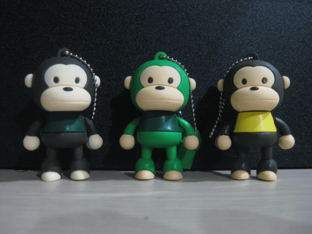 4GB Lovely Monkey USB 2.0 Flash Memory Stick Pen Drive - MRSLM