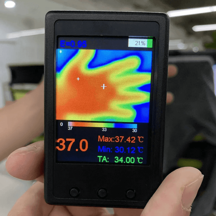 DANIU HY-18 Handheld Thermograph Camera Infrared Temperature Sensor Digital Infrared Thermal Imager - MRSLM