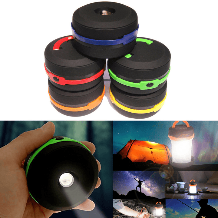 100LM Portable Waterproof LED Camping Tent Light Outdoor Emergency Lantern Battery Flashlight Lamp - MRSLM