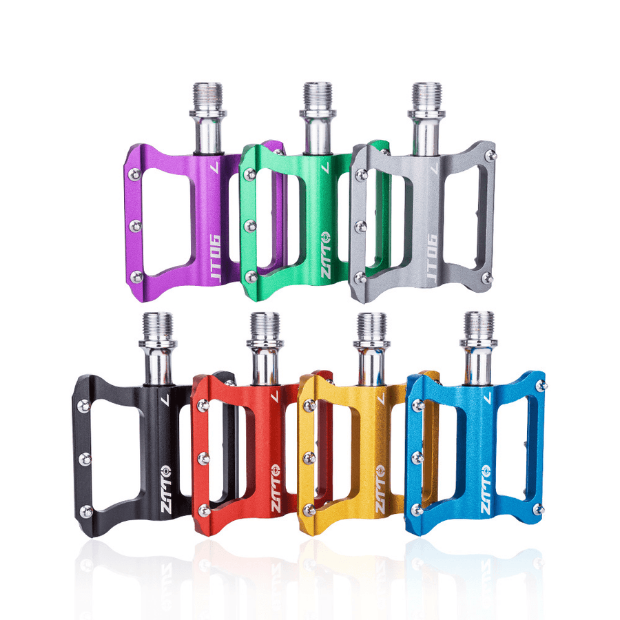 ZTTO JT06 Aluminum Alloy Colorful Ultra-Lightweight Anti-Slip Durable 1 Pair Bicycle Pedals Mountain Bike Pedals Bike Accessories - MRSLM