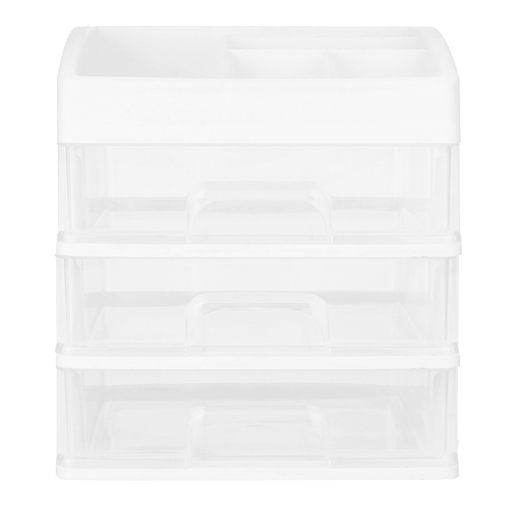 1/2/3 Layers Plastic Desktop Organizer Drawer Makeup Holder Box Make Sundry Storage Box Container - MRSLM