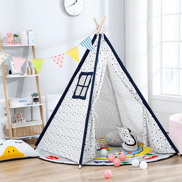 Children Tent Portable Kids Playhouse Sleeping Backdrop Home Garden Camping Picnic - MRSLM