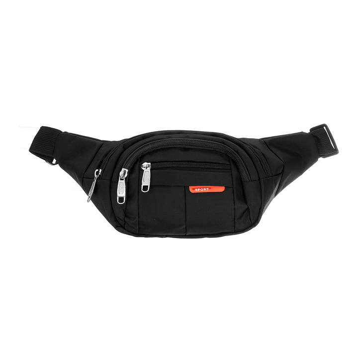 400D Polyester Waist Bag Waterproof Crossbody Bag Camping Travle Sport Cycling Casual Zip Phone Pouch - MRSLM