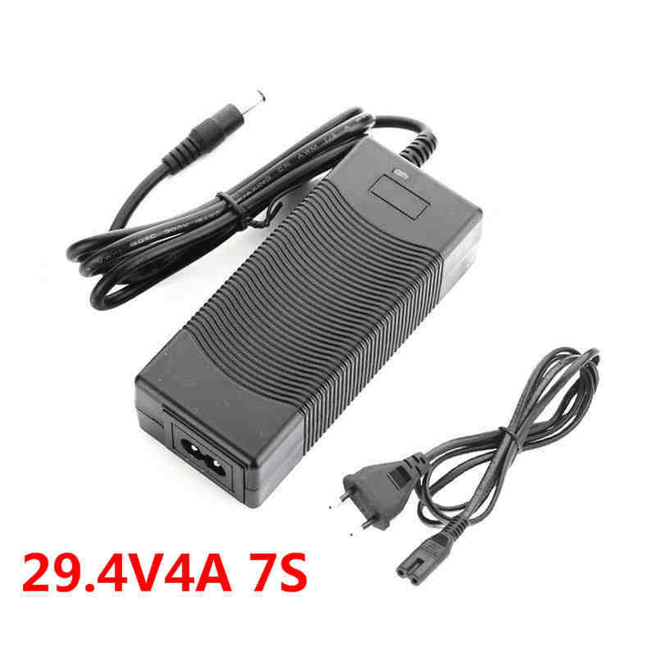 LIITOKALA 29.4V 4A 7S Lithium Battery Pack Charger Electric Bike Battery Charger 7 Series Battery Power Supply Charger - MRSLM