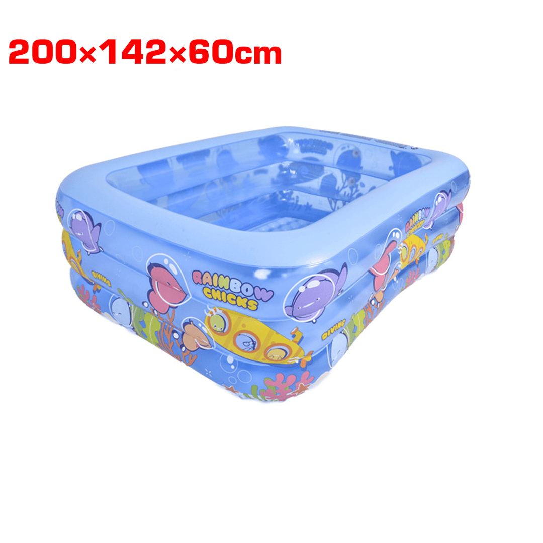 JILONG Inflatable Swimming Pool High Quality Outdoor Home Use Paddling Pool Kids Adults Large Size Inflatable Pool - MRSLM