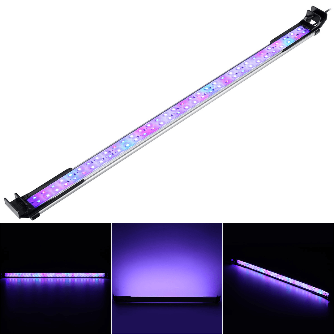 72CM 66LED Aquarium Fish Tank Light High-Bright Double Drainage Water Grass - MRSLM