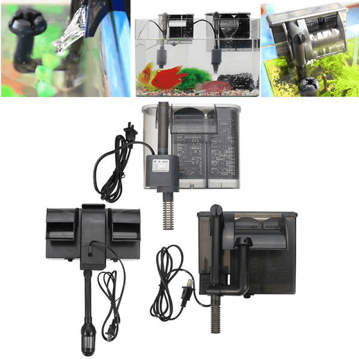 Power Pump Fish Tank Aquarium Surface Hang on Pump External Hang on Filter - MRSLM