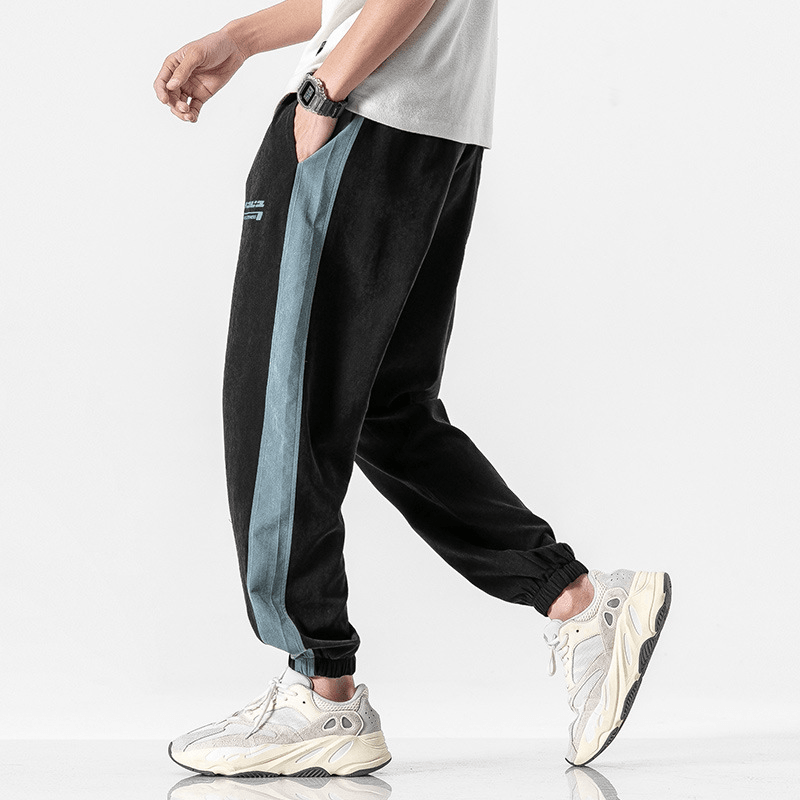 Loose-Fitting Sports Casual Knitted Trousers - MRSLM