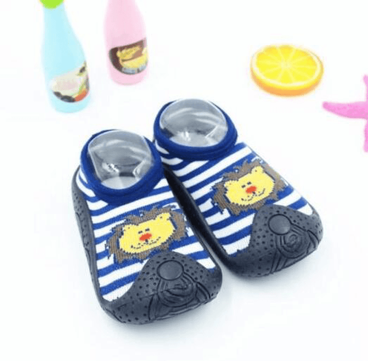 Spring and Summer Soft Bottom Children Cartoon Floor Socks Shoes Socks 0-1-3 Years Old Breathable Non-Slip Cotton Baby Socks Toddler Socks - MRSLM