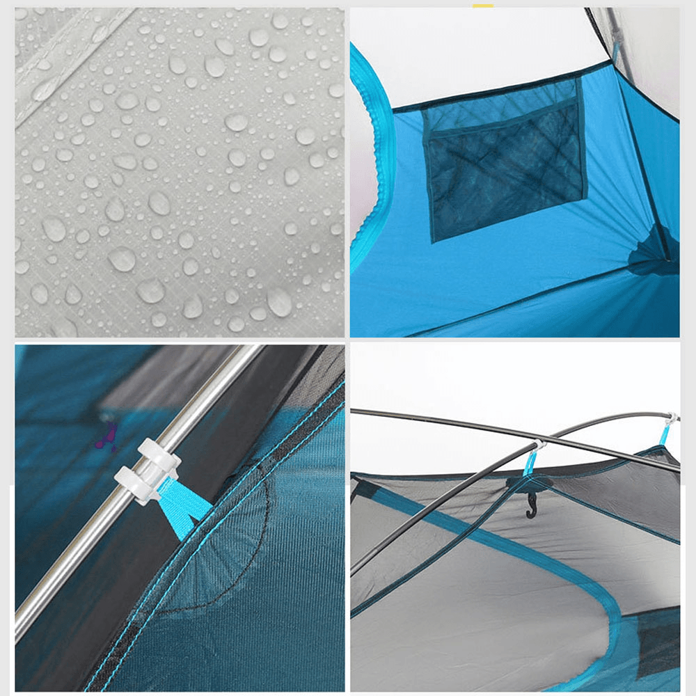 BLACKDEER 2 People Camping Tent Ultralight Waterproof Coated Fabric Sunshade Canopy Awning Outdoor Travel - MRSLM