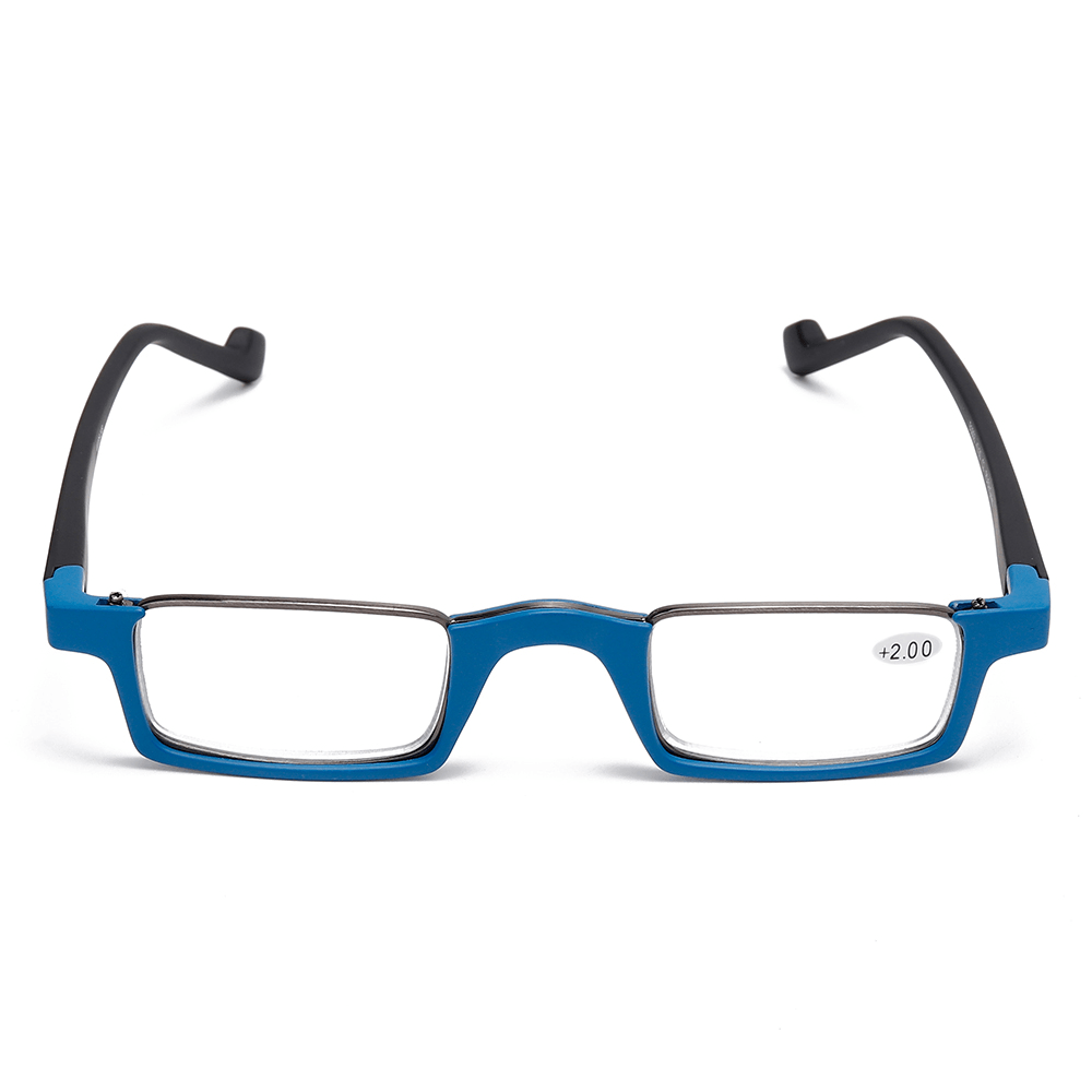 Unisex TR90 Frame HD Reading Glasses Bendable Square Glasses - MRSLM