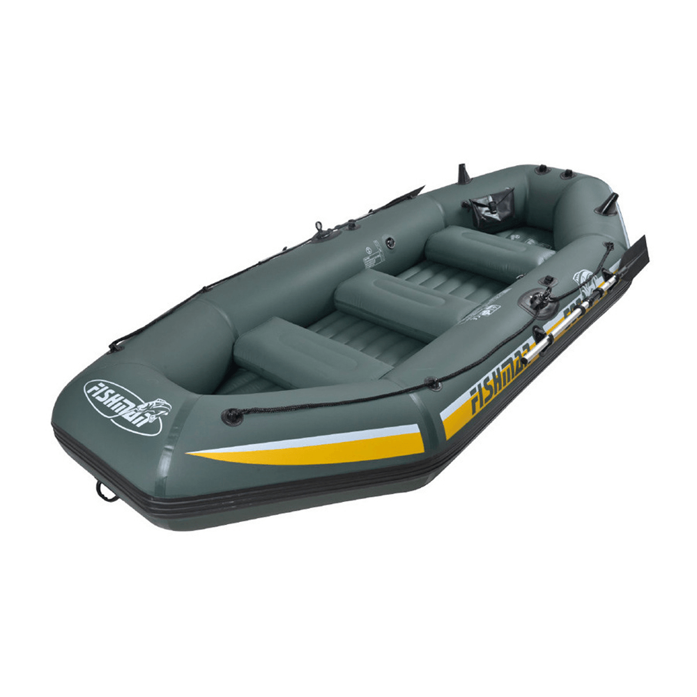 192X108X38Cm Single People Inflatable Boat Thicker Heavy Duty Adults Inflatable Kayak Water Rafts Lake Pool Dinghy - MRSLM