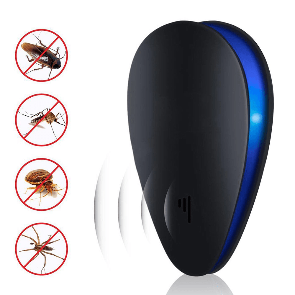 BR-04 2018 Enhanced Ultrasonic Plug-In LED anti Mosquito Pest Insect Killer Repeller - MRSLM