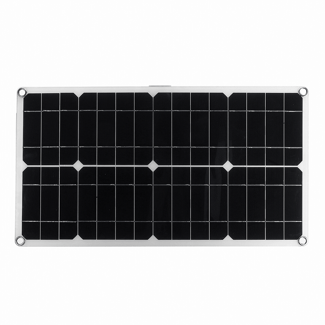 50W Solar Panel Solar Cells Poly Solar Panel Dual USB Output for Car Yacht 18/12/5V Battery Boat Charger - MRSLM