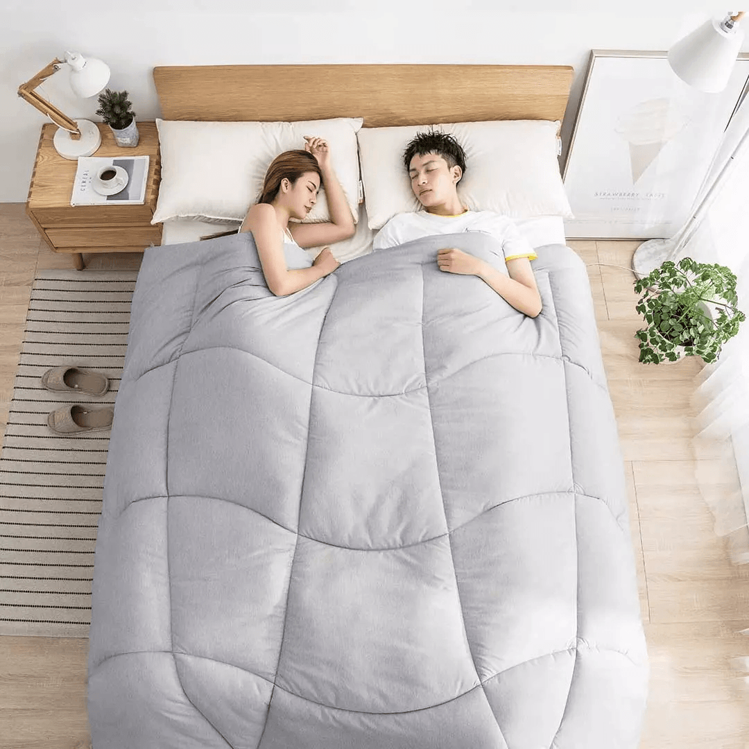 COMO LIVING Graphene Self-Heating Duvet from Far Infrared Heating Antibacterial Antistatic Warm for Bedding Sets - MRSLM