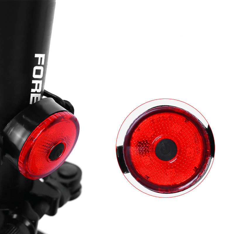 BIKIGHT USB LED Bike Tail Light 100Lm 3 Modes Adjustable Bicycle Warning Lamp Rear Flashlight Cycling - MRSLM