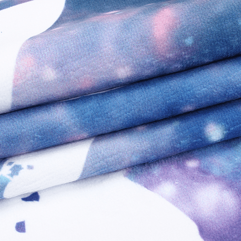 70X140Cm Polyester Fiber Galaxy YOLO Pattern Bath Beach Towel Soft Reactive Print Washcloth - MRSLM