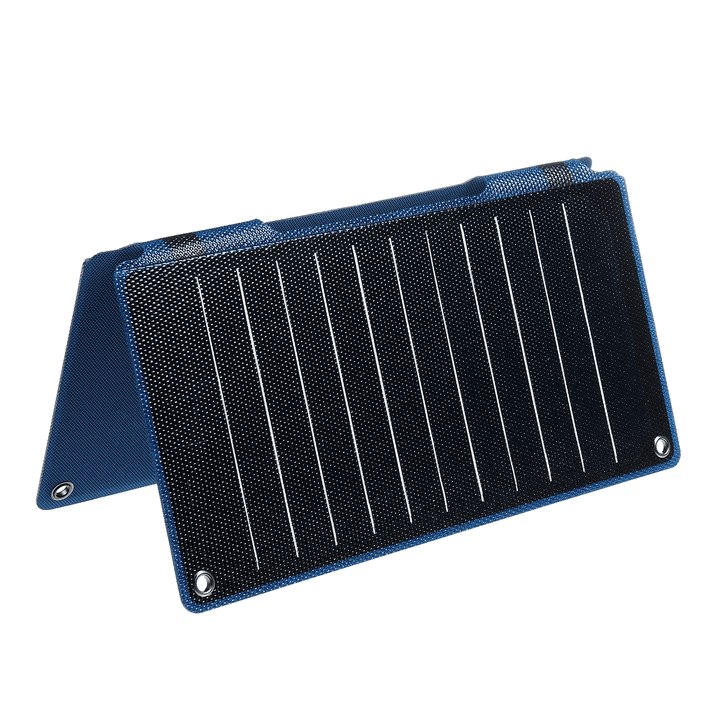 25W USB ETFE Sunpower Foldable Solar Panel Outdoor Camping Power Bank Charger - MRSLM