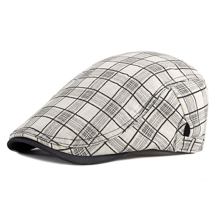 Men'S Trendy Sunshade and Breathable Cotton British Cap - MRSLM