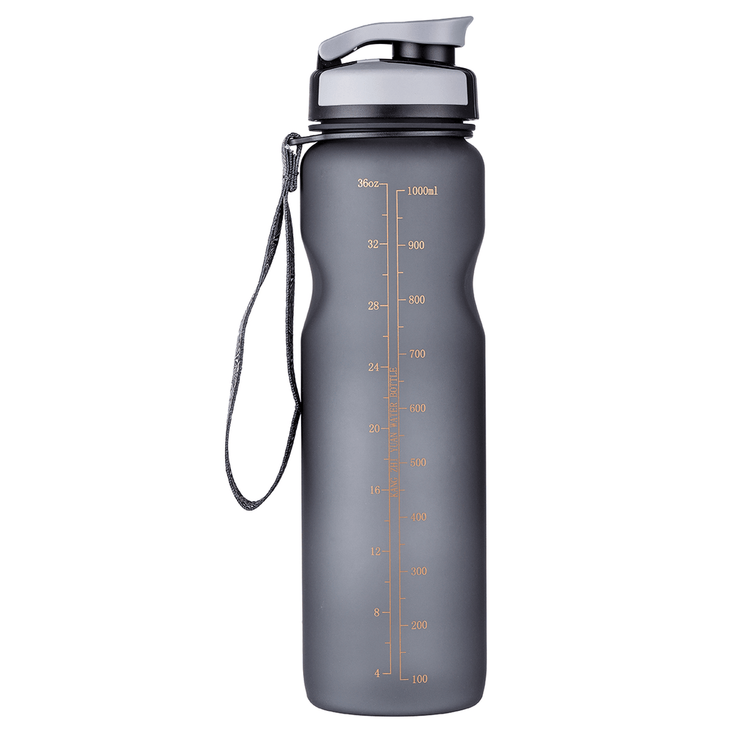 1L Water Bottle BPA Free Leak Proof Flip Top Sport Bike Drinking Bottle Outdoor Cycling Camping - MRSLM