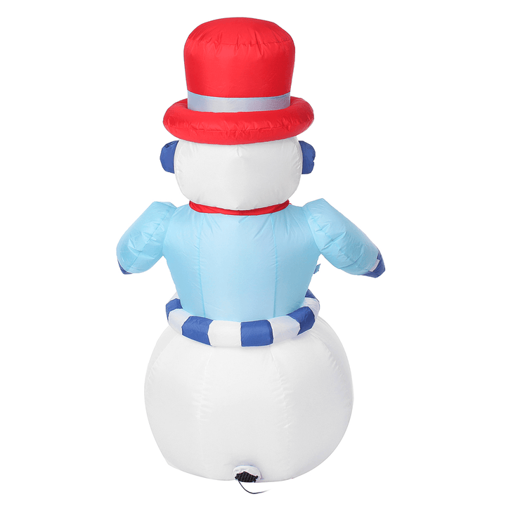 8FT LED Christmas Inflatable Snowman Halloween Outdoors Ornaments Shop Decoration - MRSLM