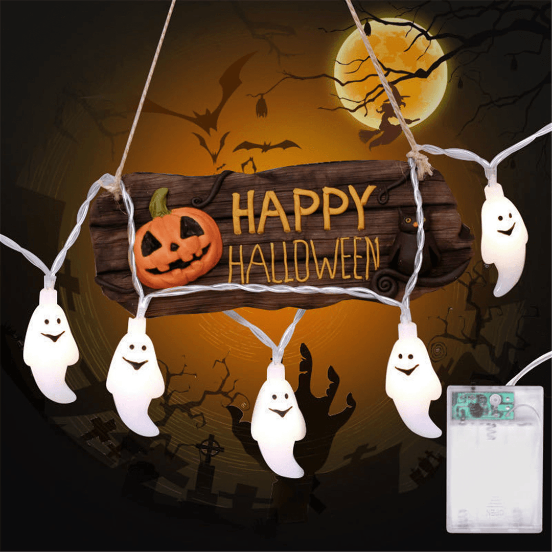 Halloween Lights Series Decorative Lights Battery Box Led Pumpkin Lights - MRSLM