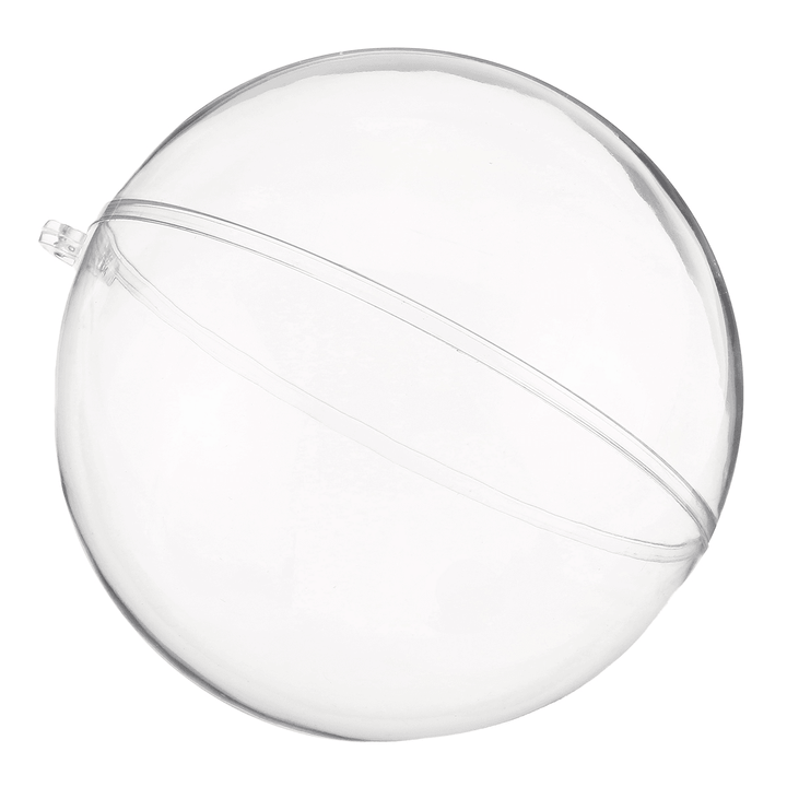 10Pcs 50/70/100/120Mm Christmas Magic Ball Clear Transparent Tree Balls Bauble Christmas Ornament Home Decorations Gift - MRSLM