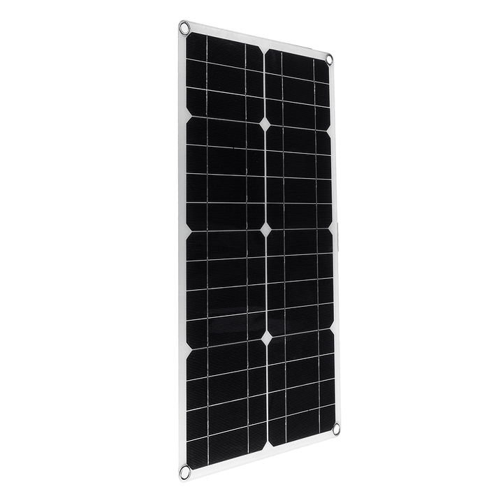 50W Solar Panel Solar Cells Poly Solar Panel Dual USB Output for Car Yacht 18/12/5V Battery Boat Charger - MRSLM