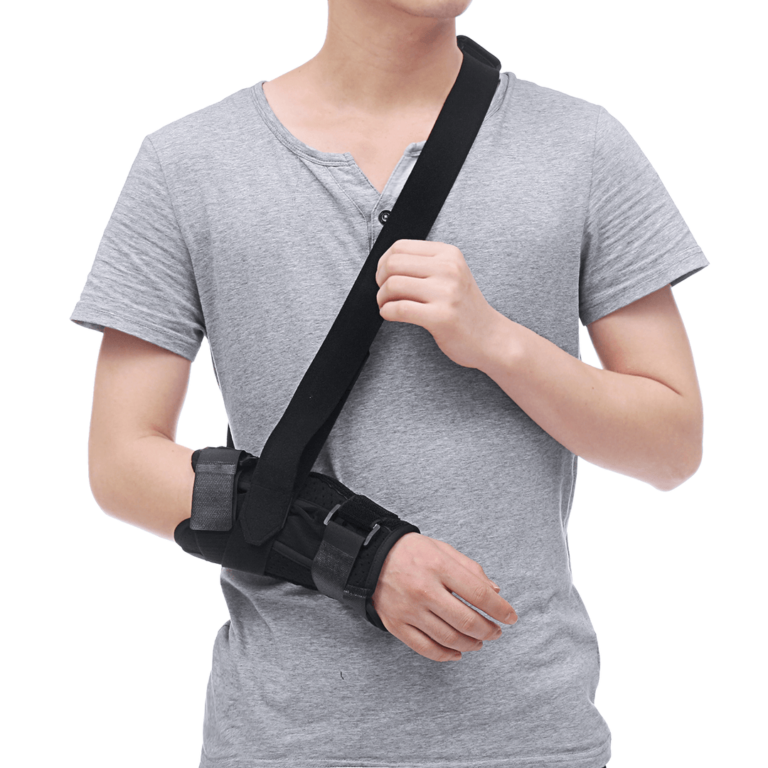 Breathable Adjustable Wrist Support Wrist Brace Wrist Joint Fixation Sprain Protector Medical Protector-Right Hand S/M/L - MRSLM