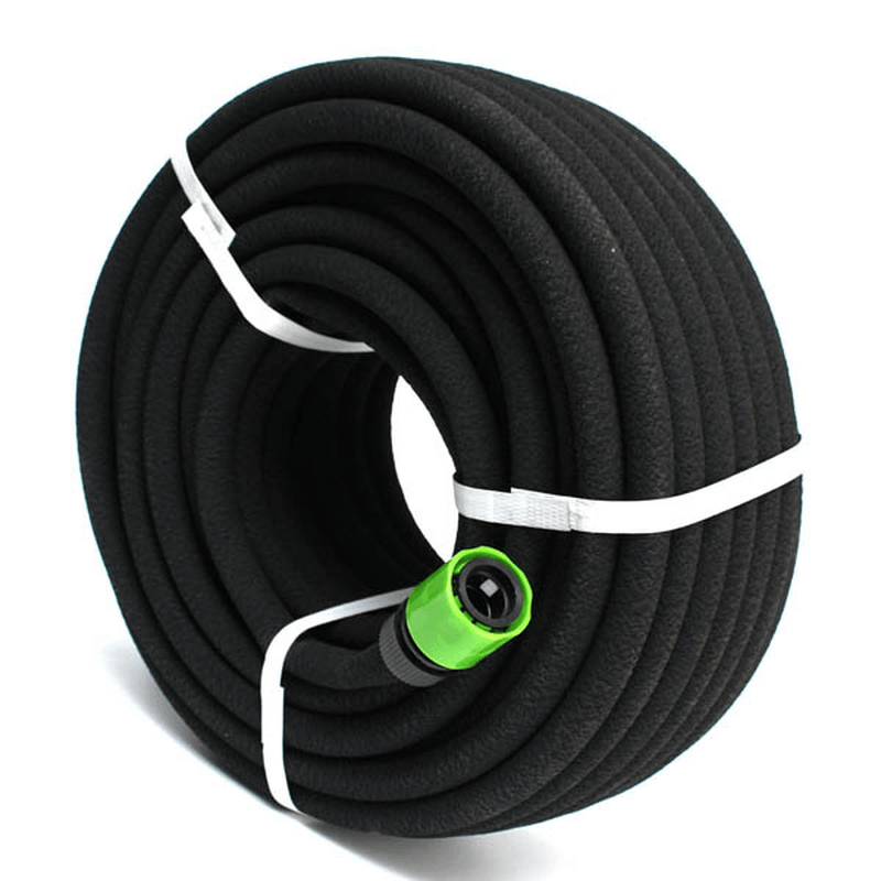 100FT Garden Lawn Porous Soaker Hose Watering Water Pipe Drip Irrigation Tool - MRSLM