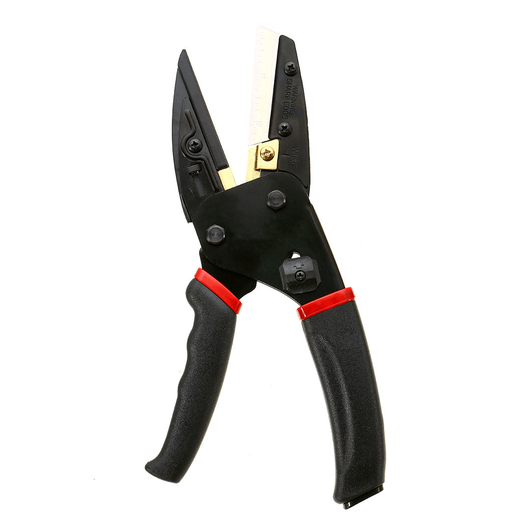 3 in 1 Cutting Tool Multi Cut Pliers Wire Black Power Cut Garden Pruning Shears with 3Pcs Extra Blades Wire Stripper Scissors for Cutting Cable Leather Electrician Hand Crimping Tools - MRSLM