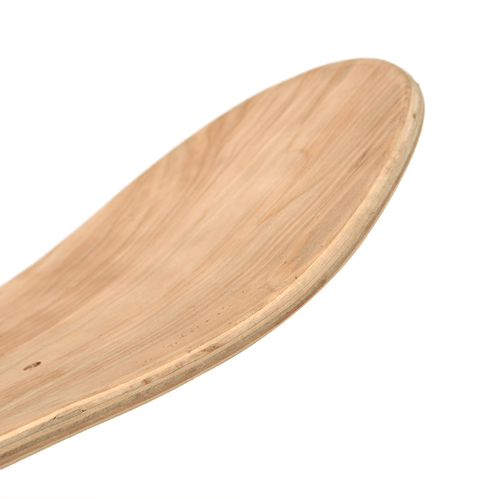 8Inch 8-Layer Maple Blank Double Concave Skateboards Natural Skate Deck Board DIY Longboard Deck - MRSLM