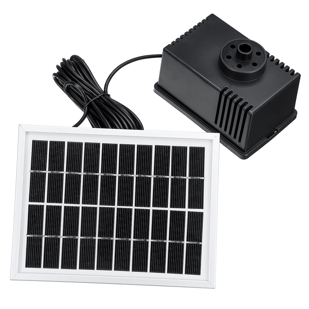 180L/H Solar Fountain Pump Kit Free Standing 2W Solar Panel Submersible Water Pump Pond Fish Tank Bird Bath - MRSLM